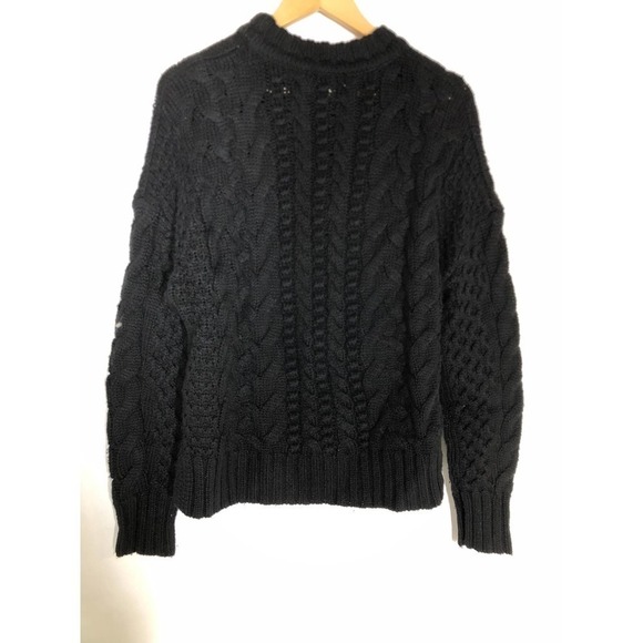 Jason Wu Sweater Cable Knit Black M - Picture 7 of 12